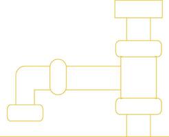 Pipeline Creative Icon Design vector