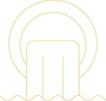Sewer Creative Icon Design vector