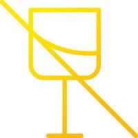 No Wine Creative Icon Design vector