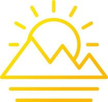 Sunrise Creative Icon Design vector