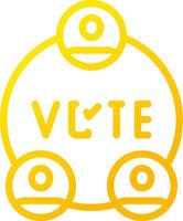 diseño de icono creativo de elecciones vector