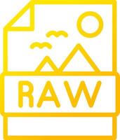 Raw Creative Icon Design vector