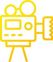 Video Camera Creative Icon Design vector