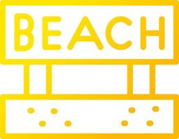 Beach Creative Icon Design vector