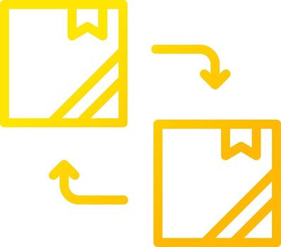 diseño de icono creativo de reemplazo vector