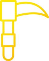 Line Yellow Gradient Design vector