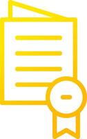 Certificate Creative Icon Design vector