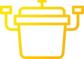 Pot Creative Icon Design vector