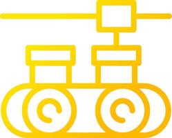 Conveyor Belt Creative Icon Design vector