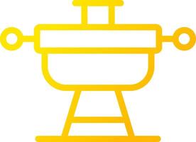 Grill Creative Icon Design vector