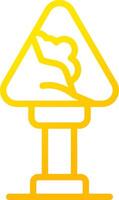 Avalanche Sign Creative Icon Design vector