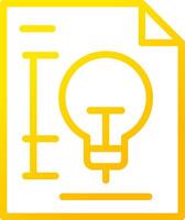 Patent Creative Icon Design vector