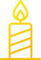 Candle Creative Icon Design vector