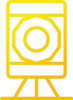 Theodolite Creative Icon Design vector