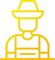 Farmer Creative Icon Design vector