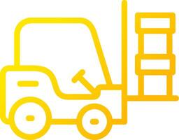 Forklift Creative Icon Design vector