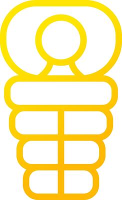 Sleeping Bag Creative Icon Design