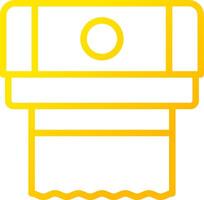 Paper Towel Creative Icon Design vector