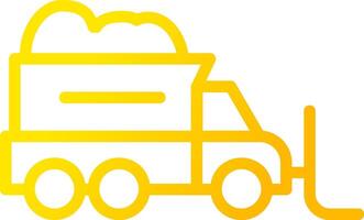 Snowplow Creative Icon Design vector