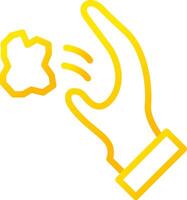 Throwing Trash Creative Icon Design vector