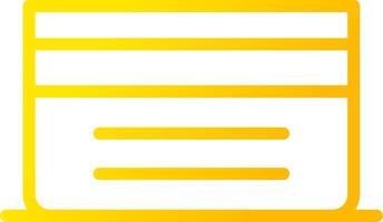 Line Yellow Gradient Design vector