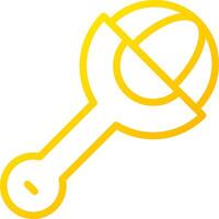 Line Yellow Gradient Design vector