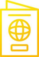 Passport Creative Icon Design vector