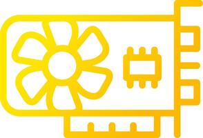 Graphic Card Creative Icon Design vector