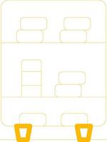 Bookshelf Creative Icon Design vector