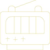 Radio Creative Icon Design vector