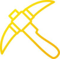 Pickaxe Creative Icon Design vector