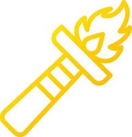 Torch Creative Icon Design vector