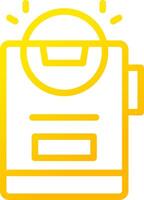Light Creative Icon Design vector