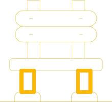 Line Yellow Gradient Design vector