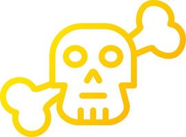 diseño de icono creativo muerto vector