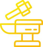 Anvil Creative Icon Design vector