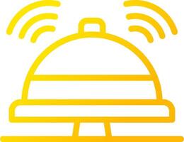 Reception Bell Creative Icon Design vector
