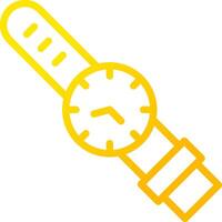 diseño de icono creativo de reloj de pulsera vector