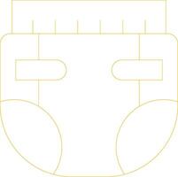 Diaper Creative Icon Design vector
