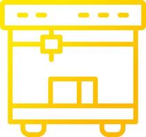 3D Printing Creative Icon Design vector