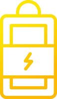 Charging Battery Creative Icon Design vector