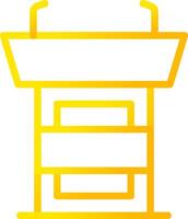 Line Yellow Gradient Design vector