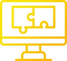 Puzzle Creative Icon Design vector