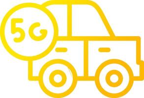 Smart Car Creative Icon Design vector