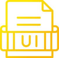 Ui Format Creative Icon Design vector