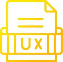 Ux Format Creative Icon Design vector