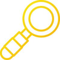 Magnifying Glass Creative Icon Design vector