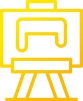 Paint Canvas Creative Icon Design vector