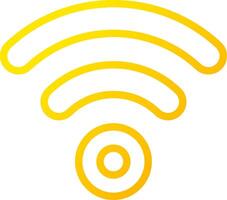 diseño de icono creativo wifi vector