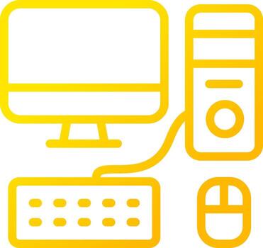 diseño de icono creativo de computadora vector